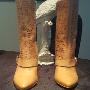 SAN MARINA LADIES LEATHER FASHION SHOE BOOTS SIZE 8